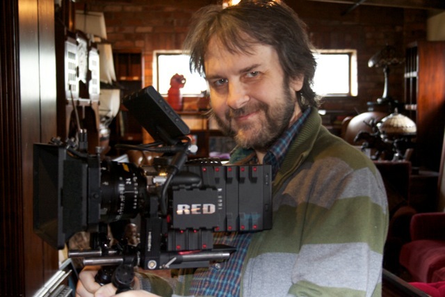 Peter Jackson holding RED EPIC