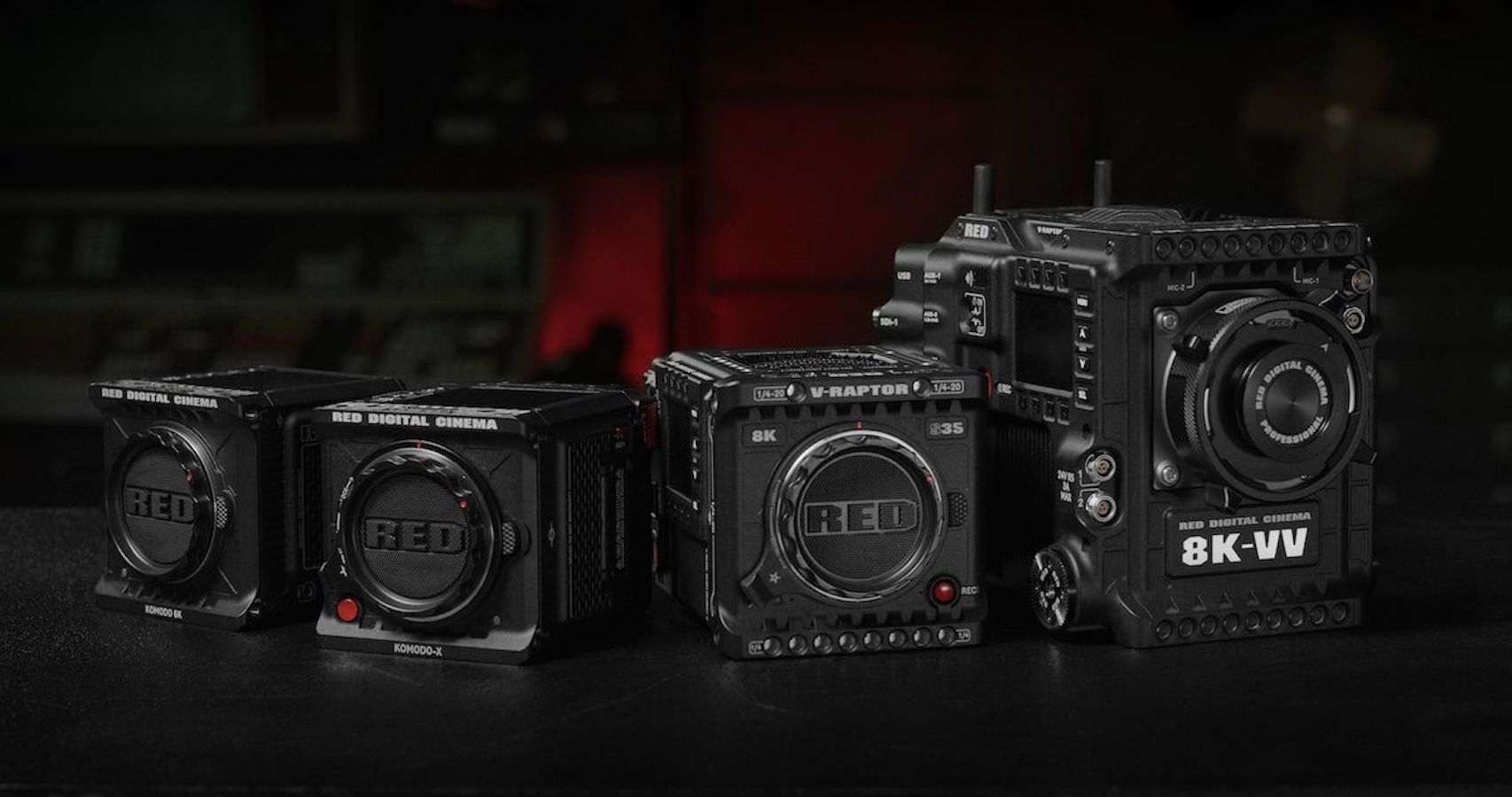 RED Digital Cinema camera lineup