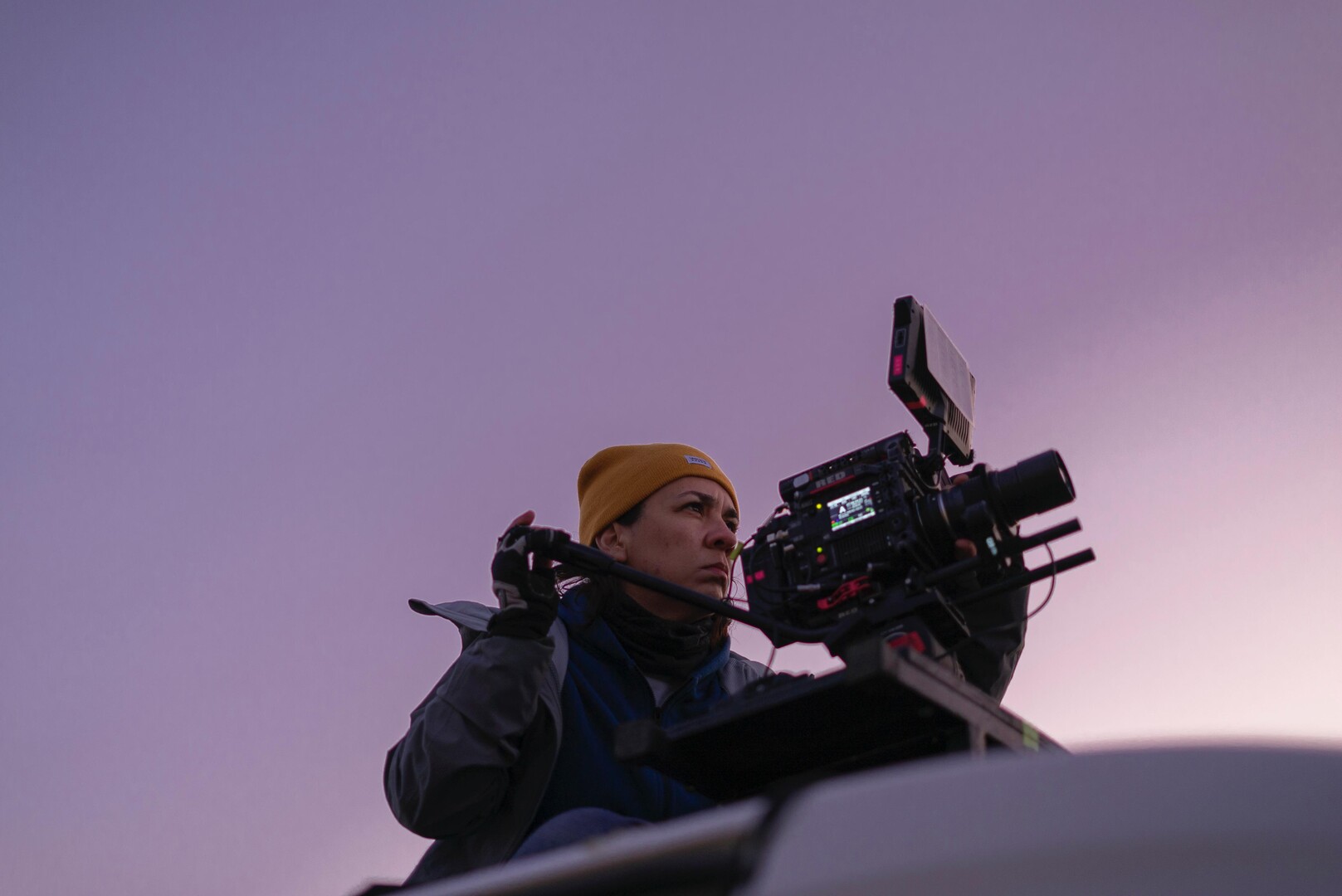 Astrid Rondero behind the camera