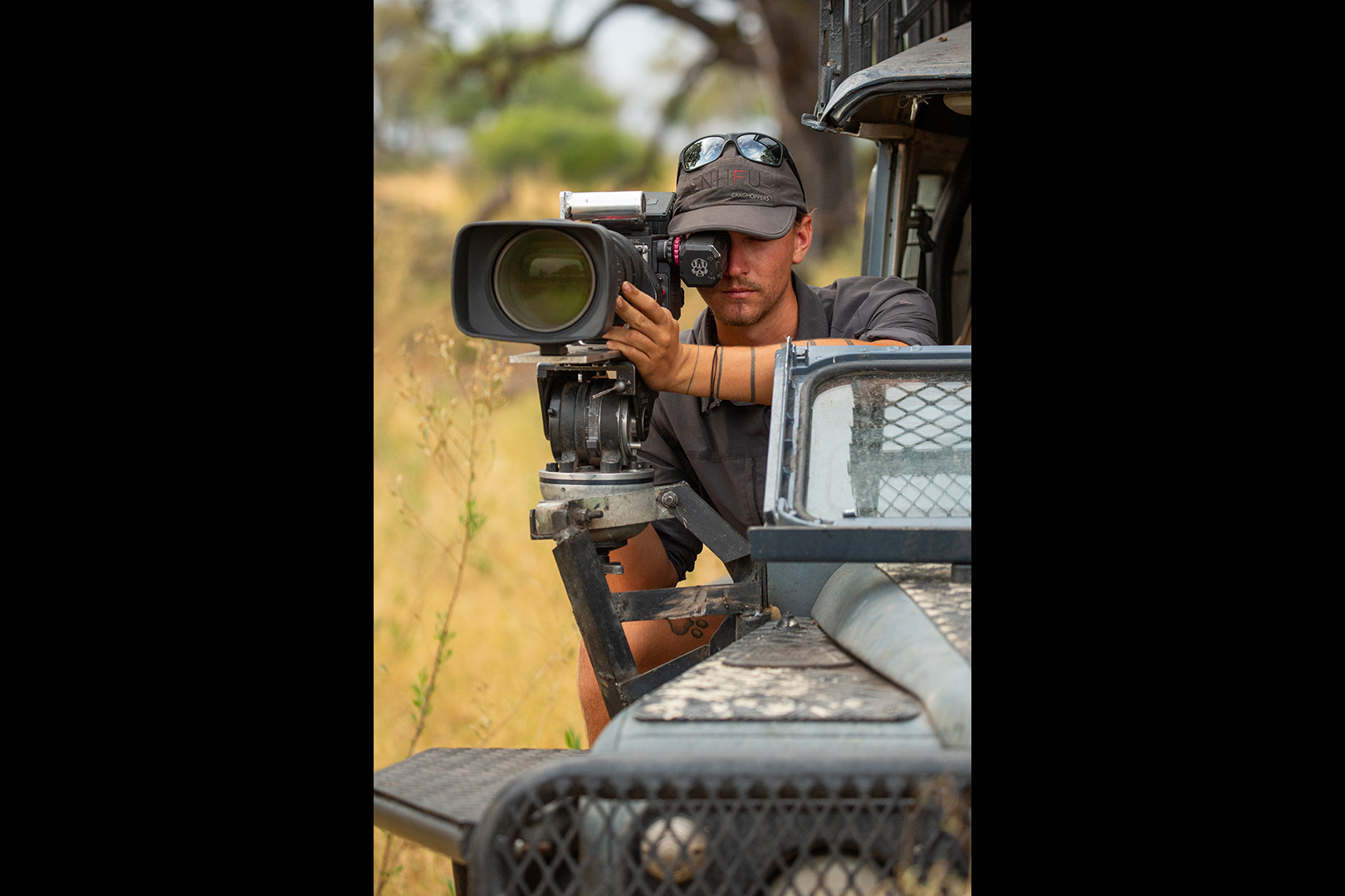 Tristen Woodward with camera