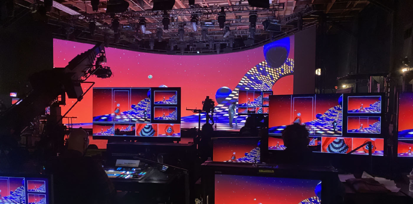 Camila Cabello at XR Studios with Megapixel