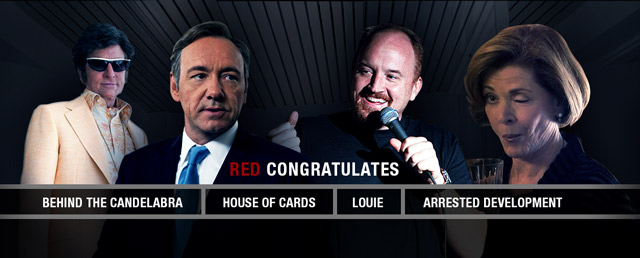 RED at Emmy Awards 2013