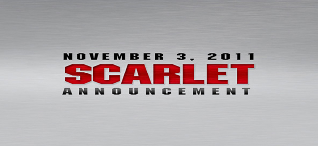 November 3rd. Announcing Scarlet.