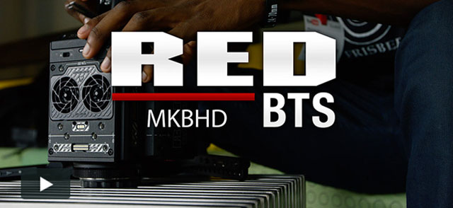 RED BTS: MKBHD Checks Out RED RAVEN