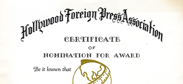 RED CONGRATULATES 2012 GOLDEN GLOBE NOMINEES