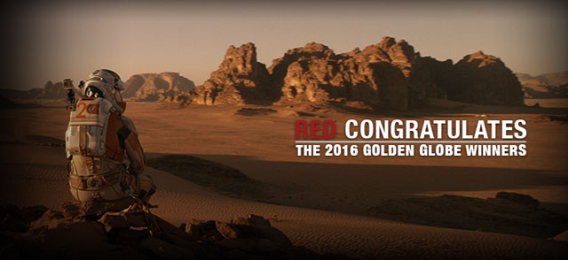RED Congratulates 2016 Golden Globe Winners