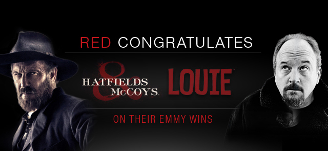 Congratulations to Emmy winners Louie and Hatfields & McCoys