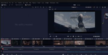 RED Tech Workflow - DaVinci interface