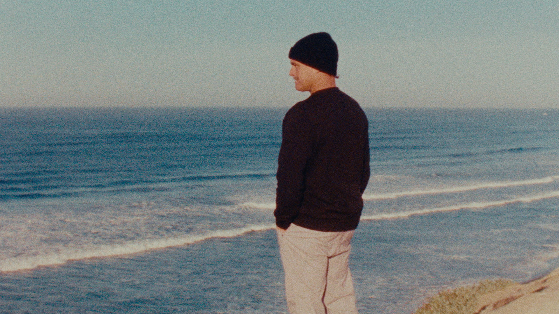 Taylor Knox on the beach