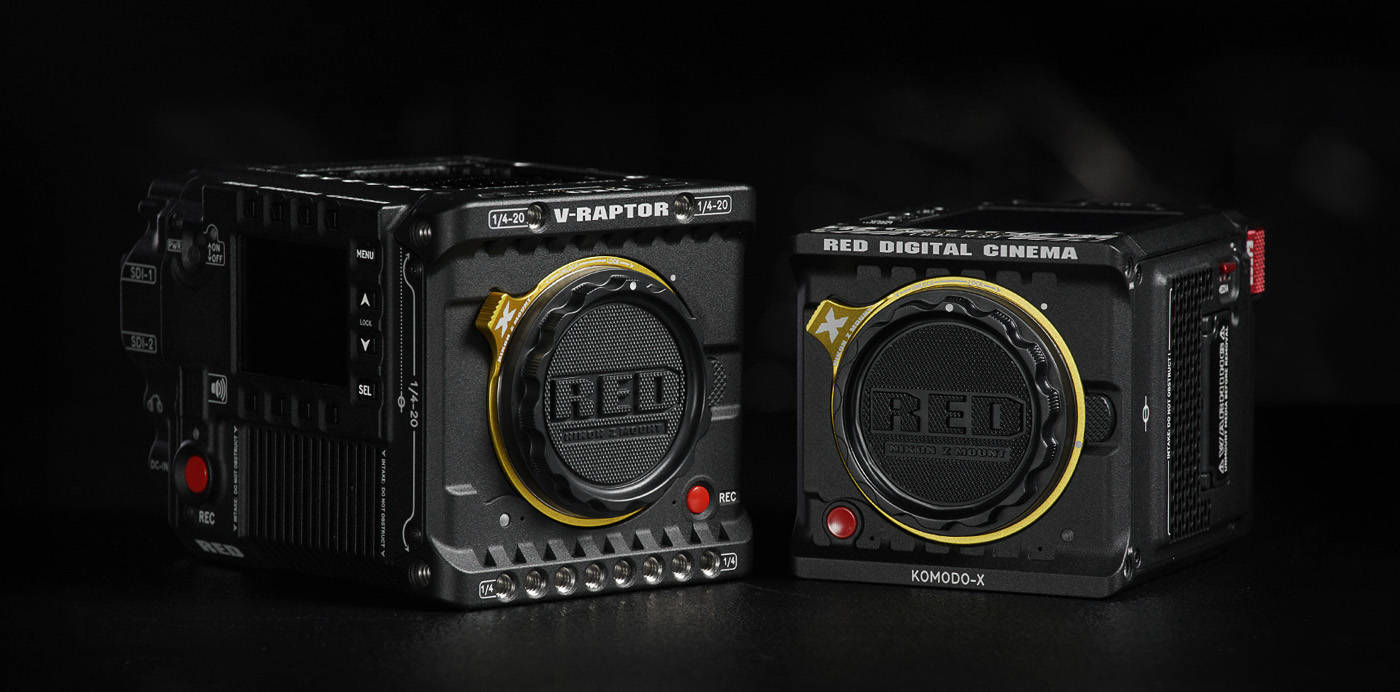 RED Digital Cinema’s V-RAPTOR [X] and KOMODO-X Camera Systems Expand Capabilities with Powerful Nikon Z Mount