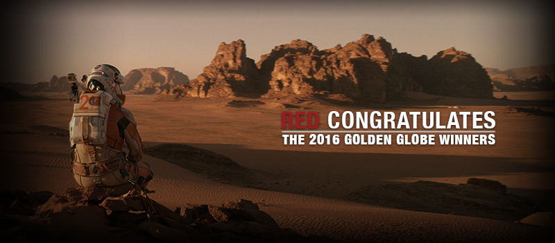 RED Congratulates 2016 Golden Globe Winners